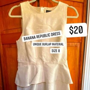 Banana Republic Burlap Dress